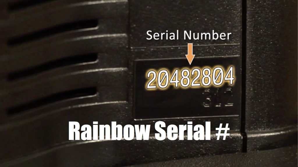 Rainbow serial number