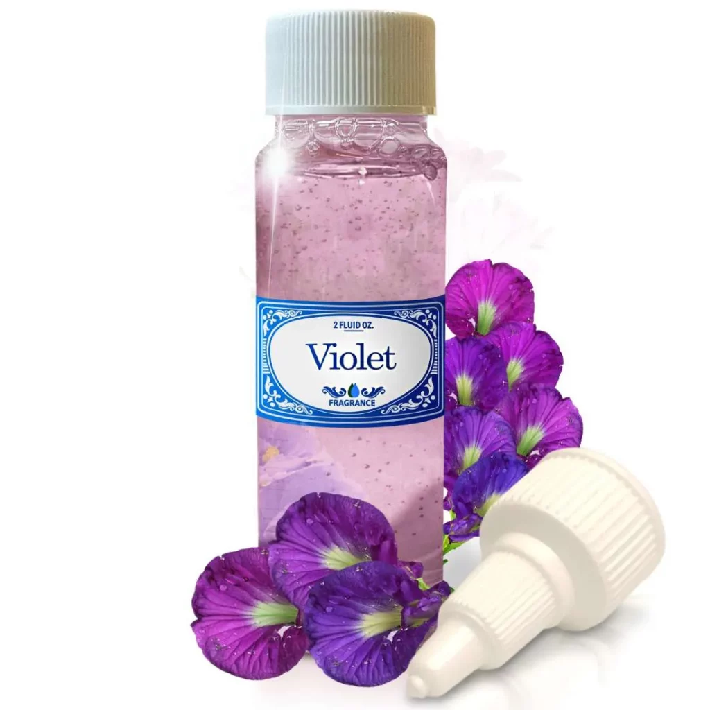 violet fragrance with dropper