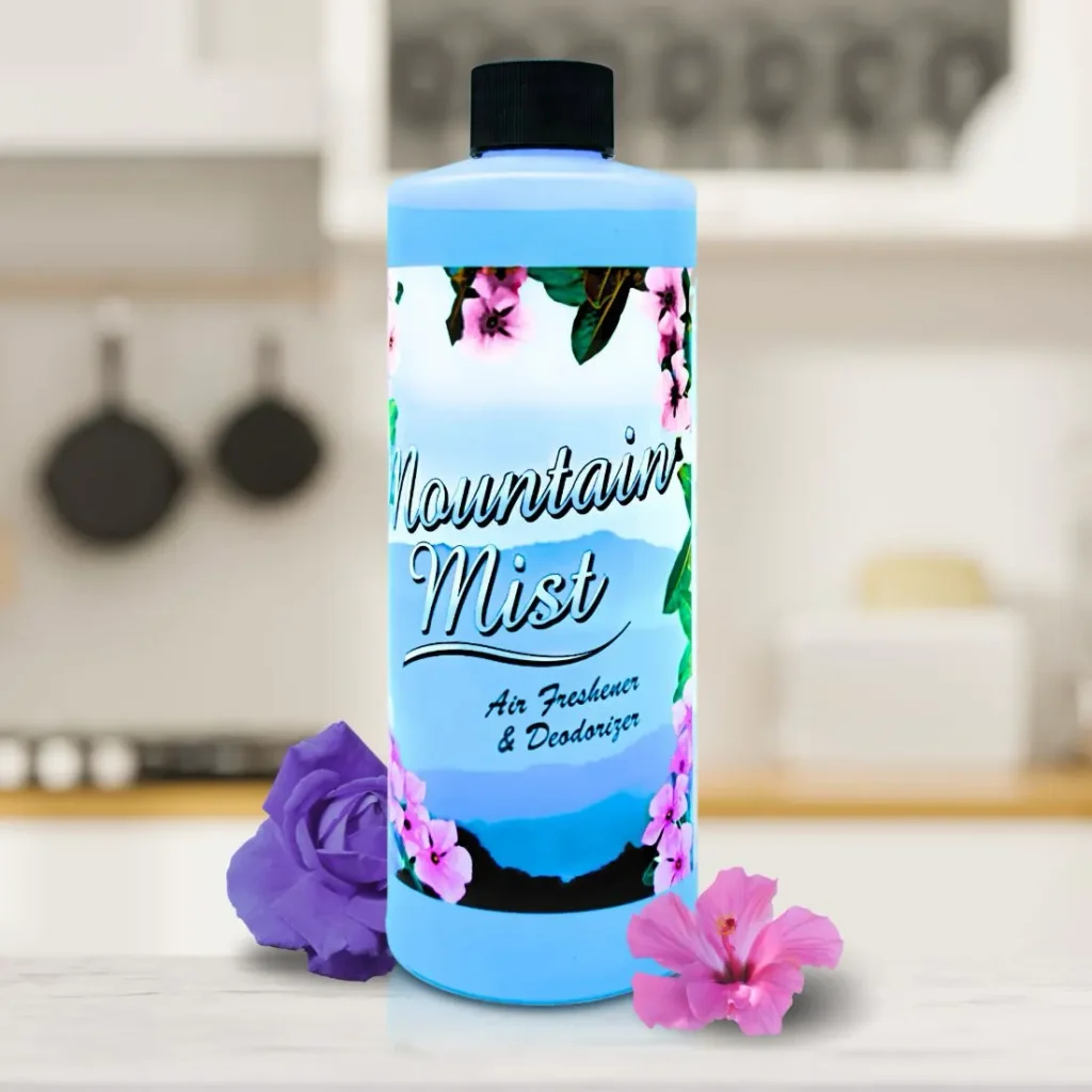 Mountain Mist fresh Air Freshener and deodorizer in kitchen